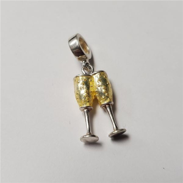 Silver Pendant (~Size )(Ring is resizable for $40) (~length inches), Suggested Retail Value $80