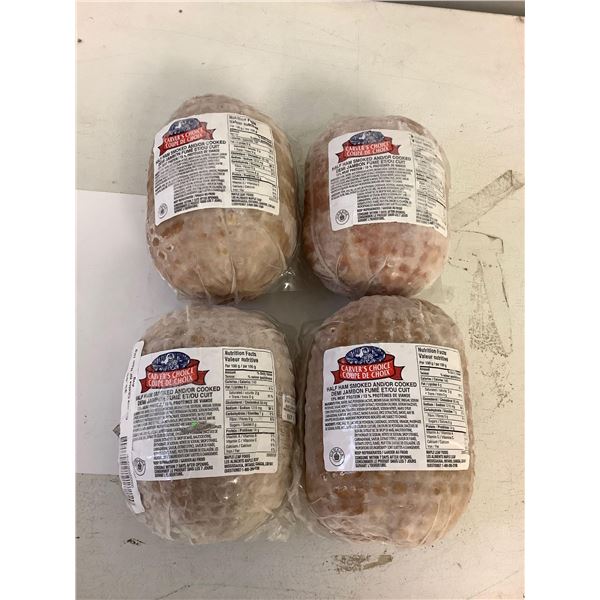 Carvers Choice Half Ham Smoked / cooked 4 x 1kg
