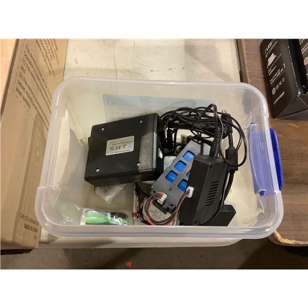 Battery Power Adapter and Balance Charger w/ Wideband USB Radio Receiver for Drones