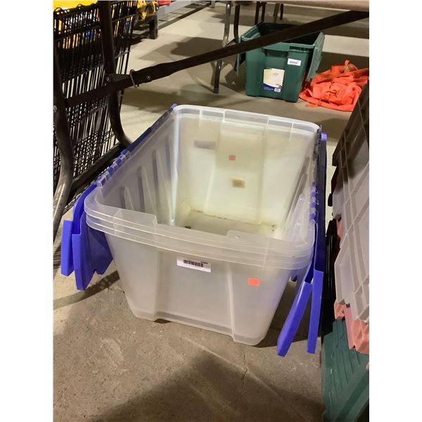 Lot of 2 Storage Totes w/ Lids