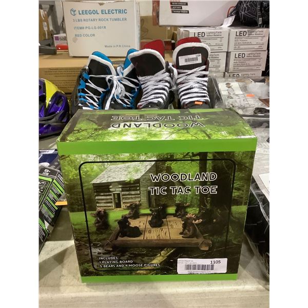 Woodland Tic Tac Toe Game