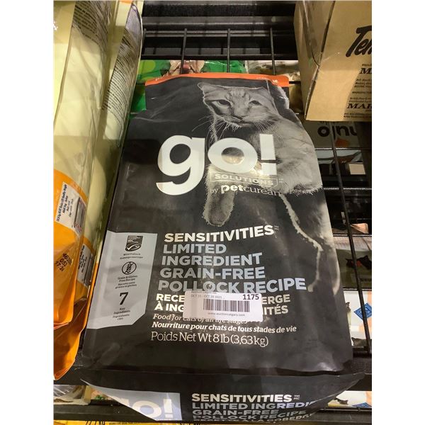 Pet Curean Sensitives Limited Ingredient Grain-Free Pollock Recipe Cat Food (3.63kg)