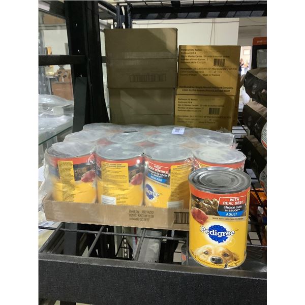Pedigree Adult Dog Food w/ Real Beef (12 x 630g)