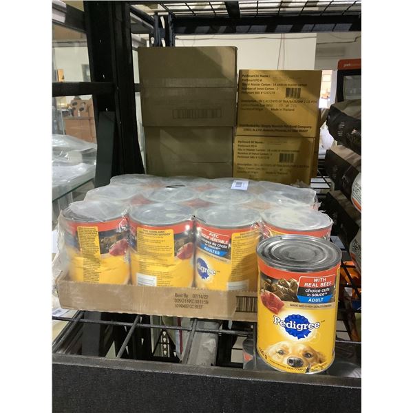 Pedigree Adult Dog Food w/ Real Beef (12 x 630g)