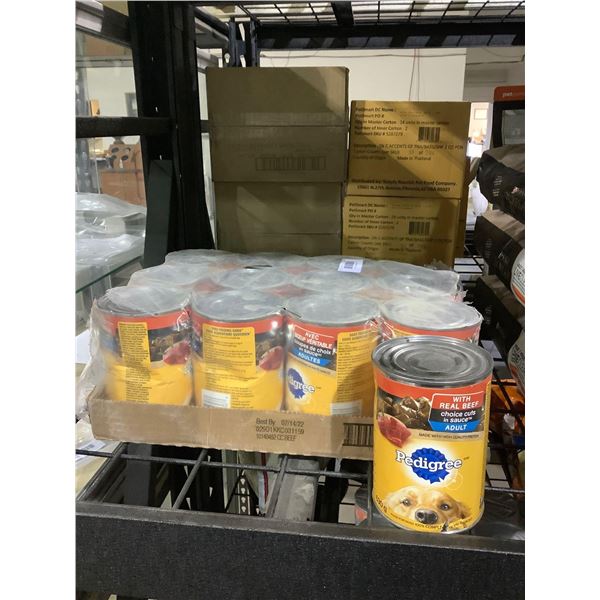 Pedigree Adult Dog Food w/ Real Beef (12 x 630g)