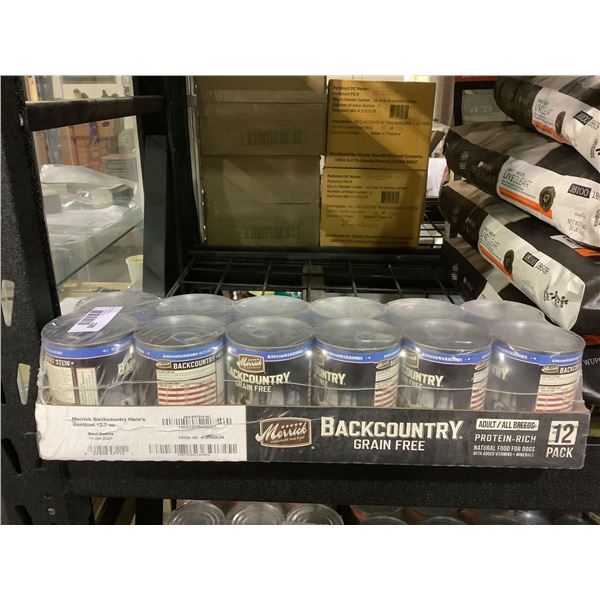 Merrick Backcountry Grain Free Wet Dog Food (12 x 360g)