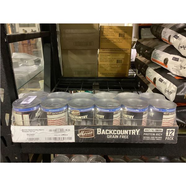 Merrick Backcountry Grain Free Wet Dog Food (12 x 360g)