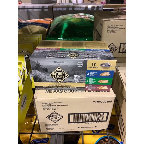 Case of Nature's Recipe Wet Dog Food Variety Pack (2 x 936g)