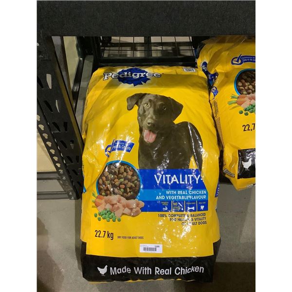 Pedigree Vitality Real Chicken and Vegetable Flavor Adult Dog Food (22.7kg)