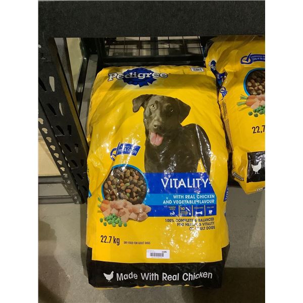 Pedigree Vitality Real Chicken and Vegetable Flavor Adult Dog Food (22.7kg)