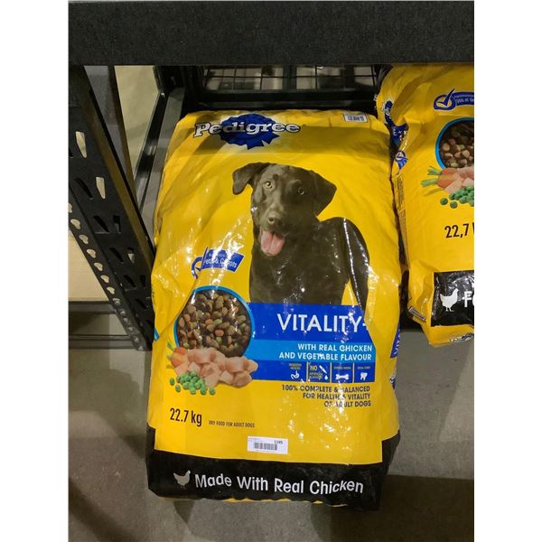 Pedigree Vitality Real Chicken and Vegetable Flavor Adult Dog Food (22.7kg)