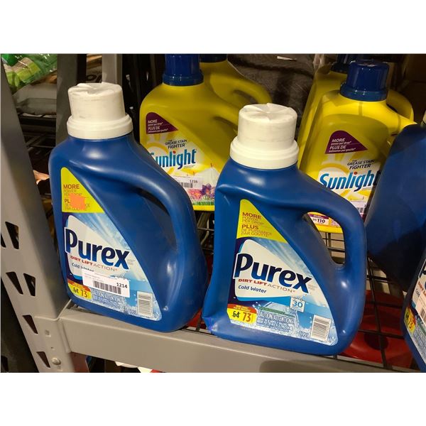 Purex Cold Water Liquid Laundry Detergent (2.95L) Lot of 2