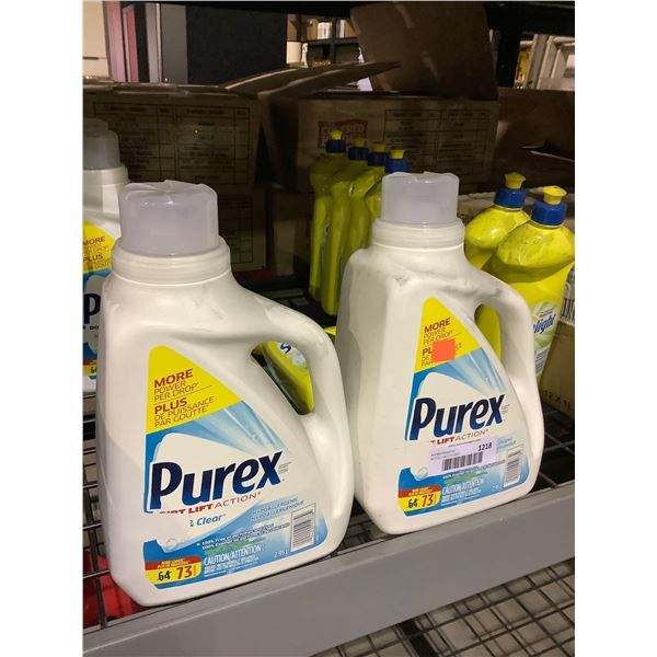 Purex Free & Clear Hypoallergenic Liquid Laundry Detergent (2.95L) Lot of 2