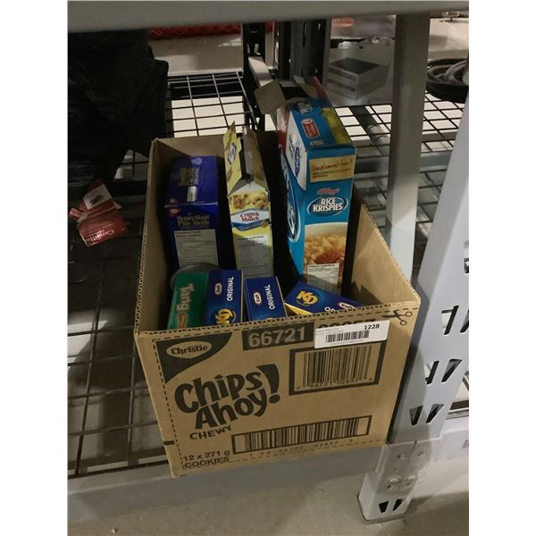 Box of Assorted Groceries