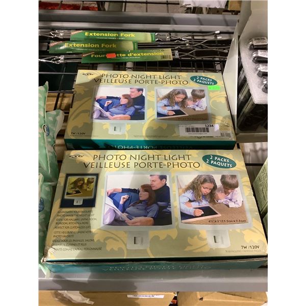 CTG 2-Pack Photo Night Light Lot of 2