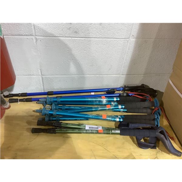 Assorted Trekking Poles Lot of 5