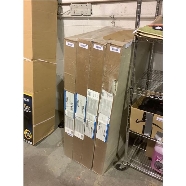 CertainTeed Grenada Ceiling Tiles - White - 8pc - 64sqft (2ft x 4ft x 1/2in) (Visible Damage)