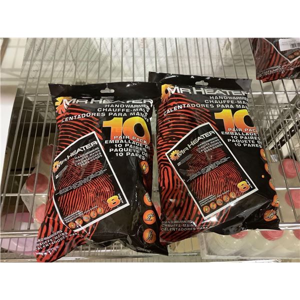 Mr Heater 10-Pair Handwarmers Lot of 2