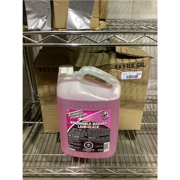 Case of Turbo Power Summer Windshield Washer Bug Wash (4 x 3.78L)