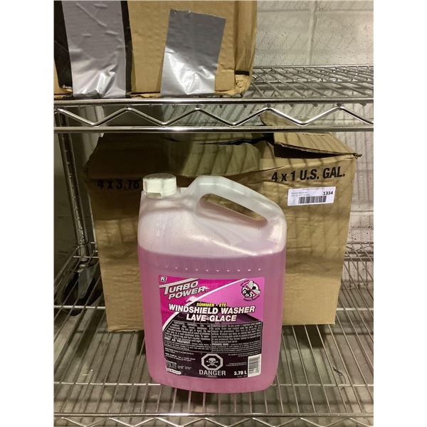 Case of Turbo Power Summer Windshield Washer Bug Wash (4 x 3.78L)