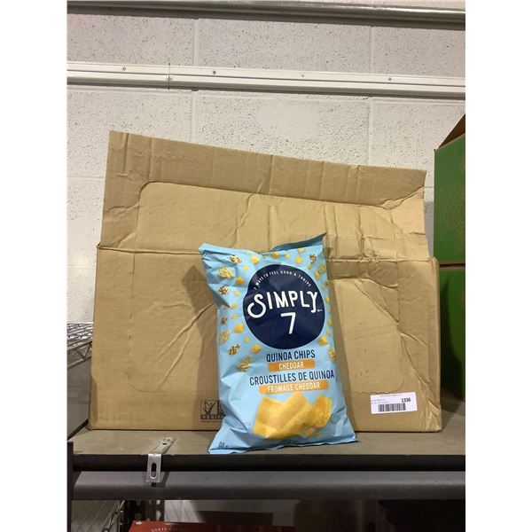 Case of Simply 7 Cheddar Quinoa Chips (11 x 99g)