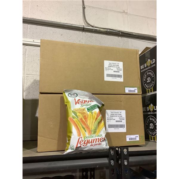 Case of Sensible Portions Garden Veggie Straws (12 x 120g)
