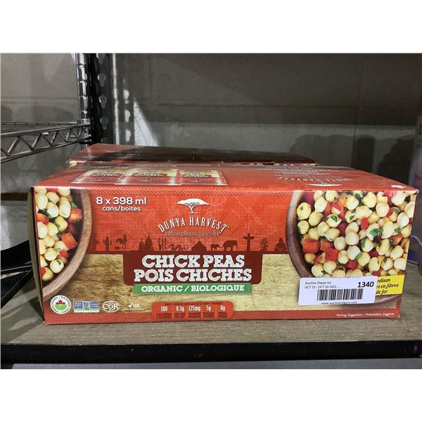 Dunya Harvest Chick Peas (8 x 398mL)