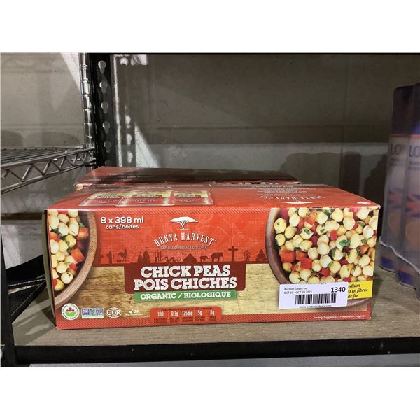 Dunya Harvest Chick Peas (8 x 398mL)