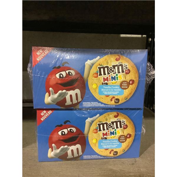 M&M Minis Vanilla Cookies (12 x 53g) Lot of 2