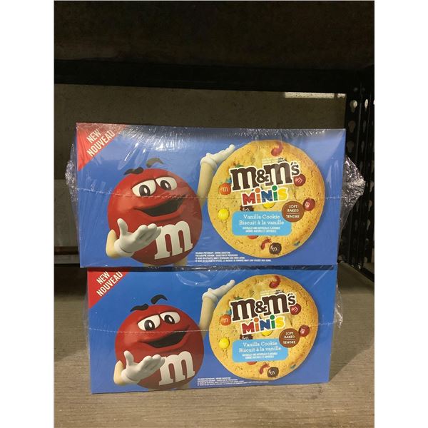 M&M Minis Vanilla Cookies (12 x 53g) Lot of 2