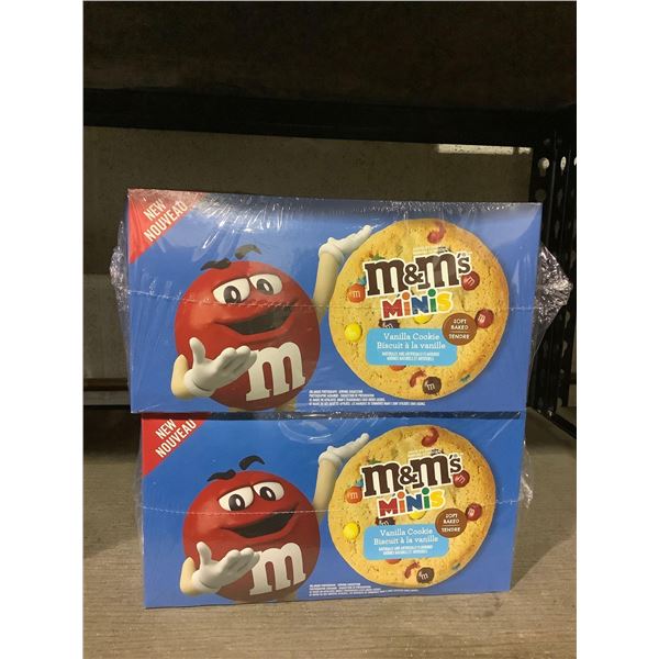 M&M Minis Vanilla Cookies (12 x 53g) Lot of 2