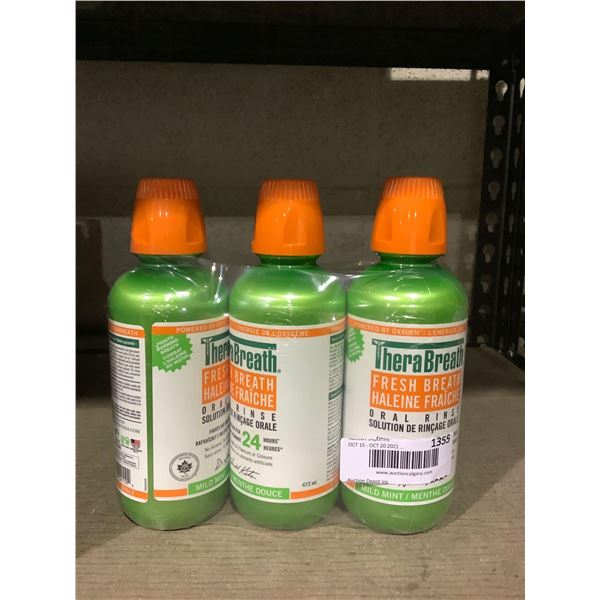 TheraBreath Fresh Breath Oral Rinse (3 x 473mL)