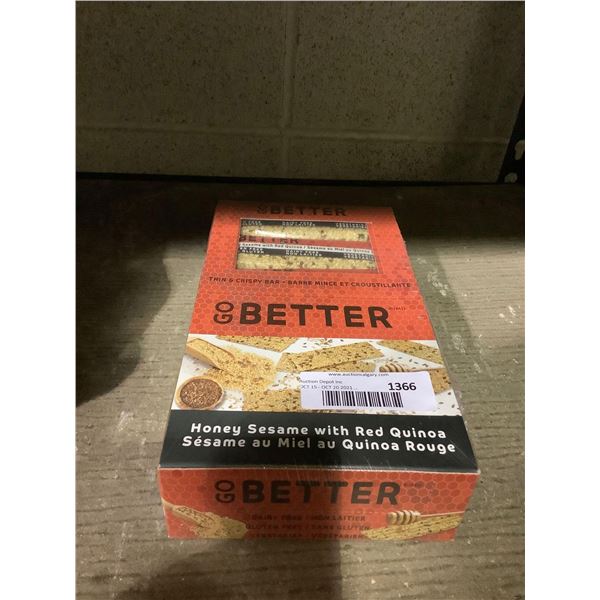 Go Better Honey Sesame with Red Quinoa Bars (24 x 35g)