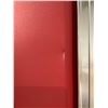 Image 2 : 3-Piece Metal Garage Storage Cabinet Set in Red - Visible Damage- (28in x 22in x 32in and 28in x 22i