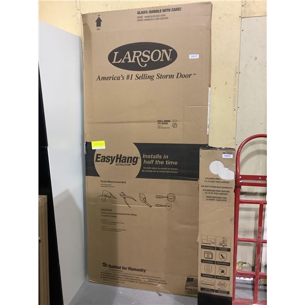 Larson Storm Door (34in x 80-81in) - Model: 360-79 (Damaged)