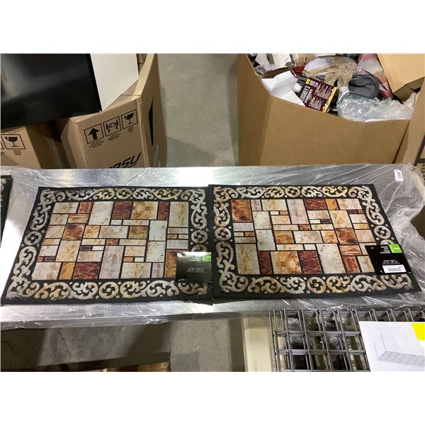 Korhani Home Studio Door Mat (18in x 24in) Lot of 2