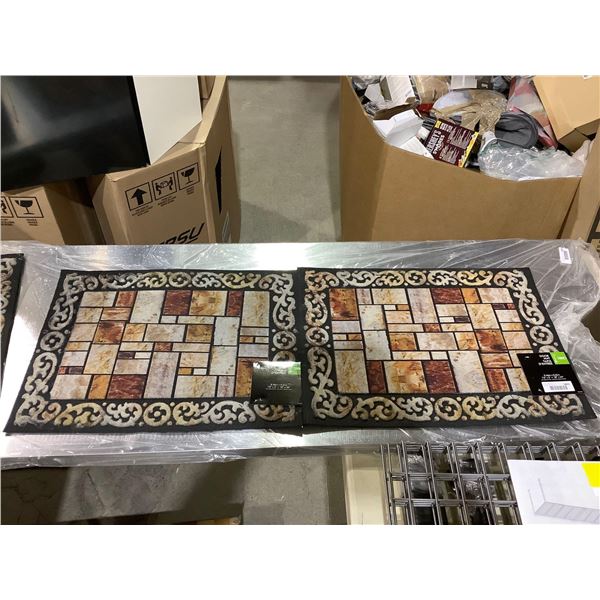 Korhani Home Studio Door Mat (18in x 24in) Lot of 2