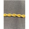 Image 2 : 18KT YELLOW GOLD HEAVY ROPE STYLE BRACELET, WEIGHS 26.80G, APPROX 19.50CM, REPLACEMENT VALUE