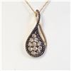 Image 1 : 14K DIAMOND(0.5CT) PENDANT *CHAIN MISSING LINK*
