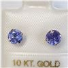 Image 1 : 10K  TANZANITE(1.2CT) EARRINGS