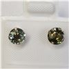 Image 1 : 10K  FANCY SAPPHIRE(1.2CT) EARRINGS
