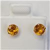 Image 1 : 10K  FANCY SAPPHIRE(1.2CT) EARRINGS