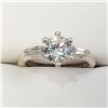 Image 1 : SILVER CZ RING