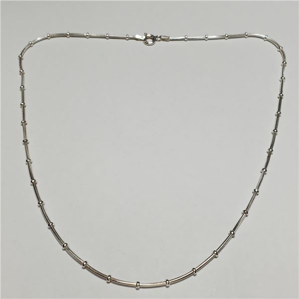 SILVER NECKLACE (WEIGHT 6.17G)