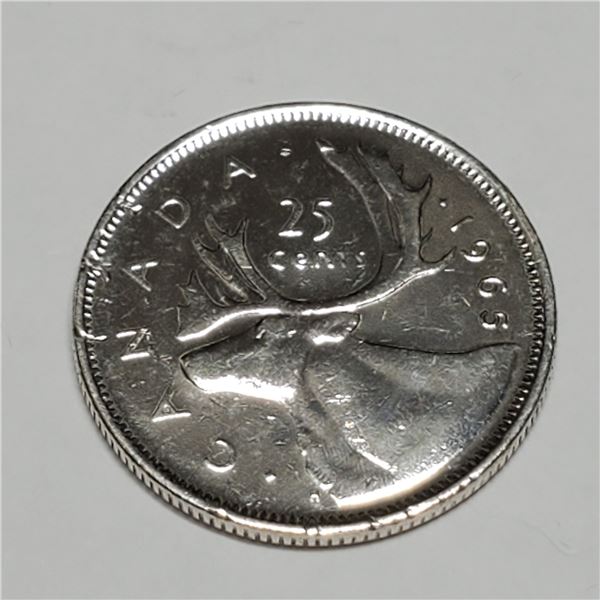 1965 CANADIAN SILVER COIN