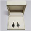 Image 2 : SILVER LABRADORITE EARRINGS (WEIGHT 4G)