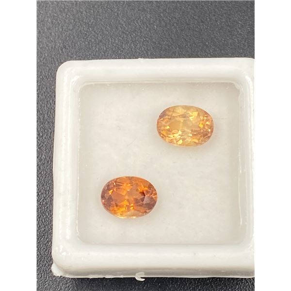 IMPERIAL TOPAZ 3.40CT, 8 X 6 X 4.5MM, OVAL CUT, LOUPE CLEAN CLARITY, BRAZIL