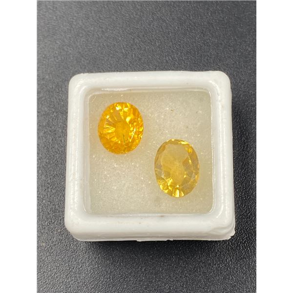 CITRINE 7.815CT, VARIOUS SIZES, OVAL CUT, LOUPE CLEAN CLARITY, BRAZIL, UNTREATED