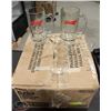 Image 1 : CASE OF 9 BUDWIESER GLASS TANKARDS