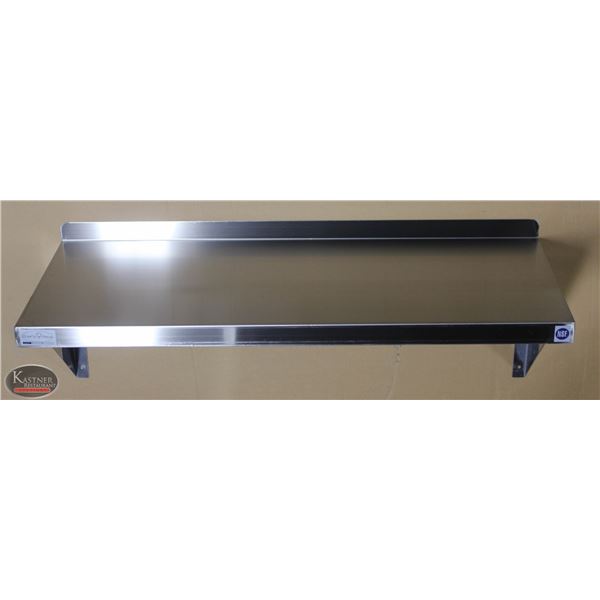 NEW 36 X14  STAINLESS STEEL WALL SHELF